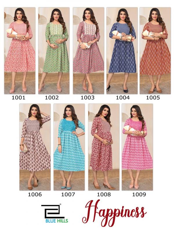 Blue Hills Happiness Fedding Wear Kurti Collection